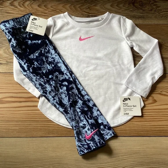 Nike girls 3 pc vest set size 24 months(NWT) - Picture 5 of 7